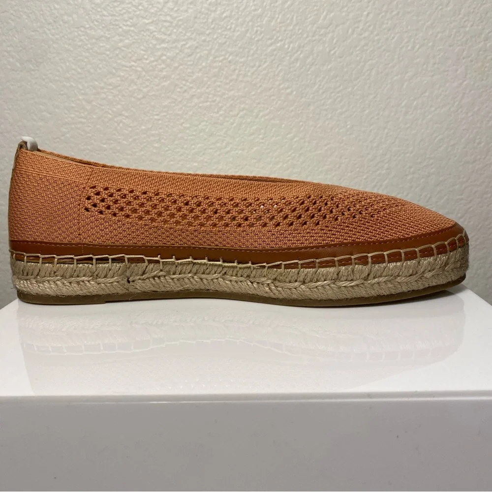 NWB Lucky Brand Women's Orena Knit Corange Espadrille Platform Flats Size 7
